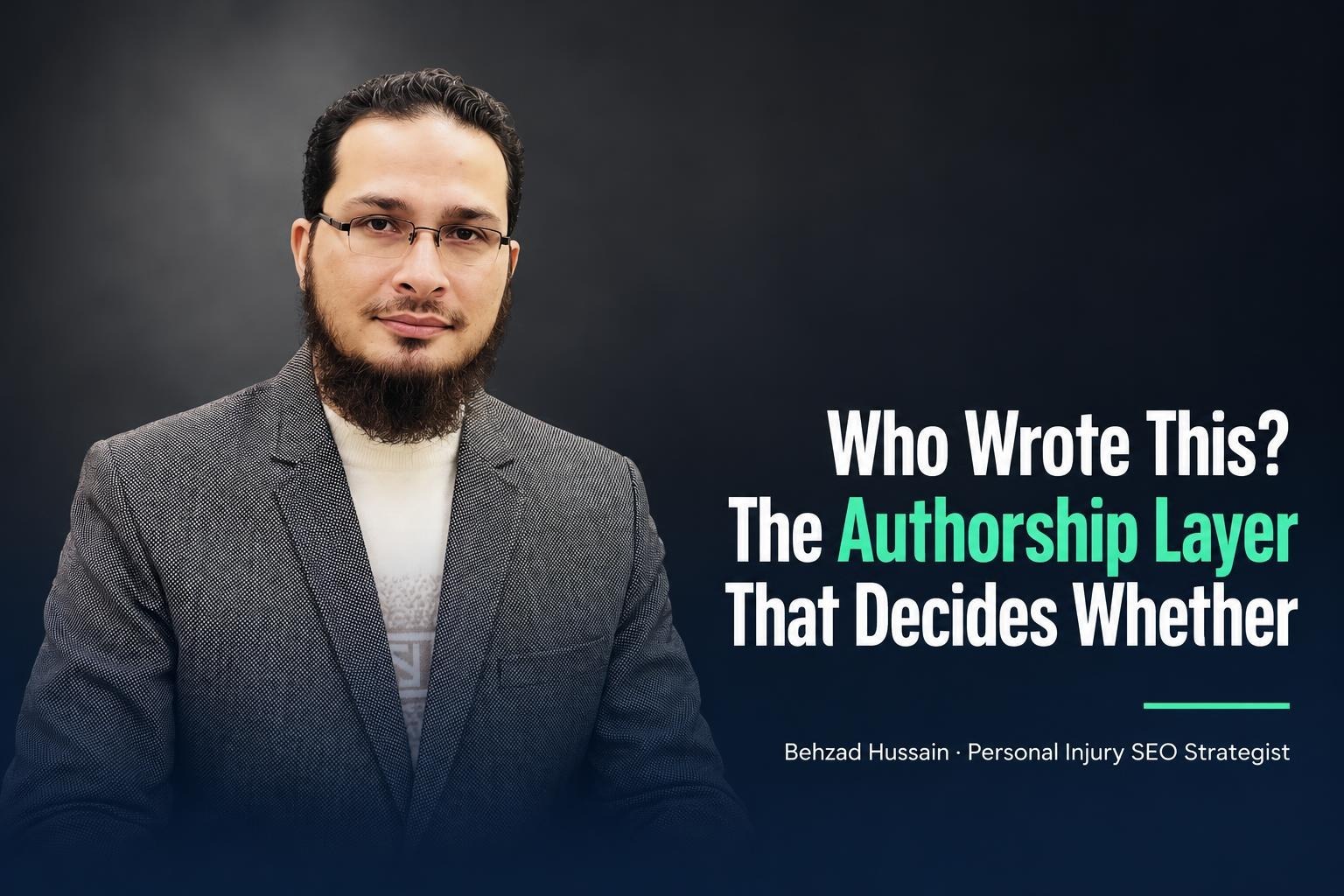 Who Wrote This? The Authorship Layer That Decides Whether Legal Content Gets Believed